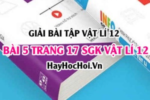 Giải bài 5 trang 17 SGK Vật lí 12: Con lắc đơn, công thức tính chu kỳ, động năng, thế năng của con lắc đơn
